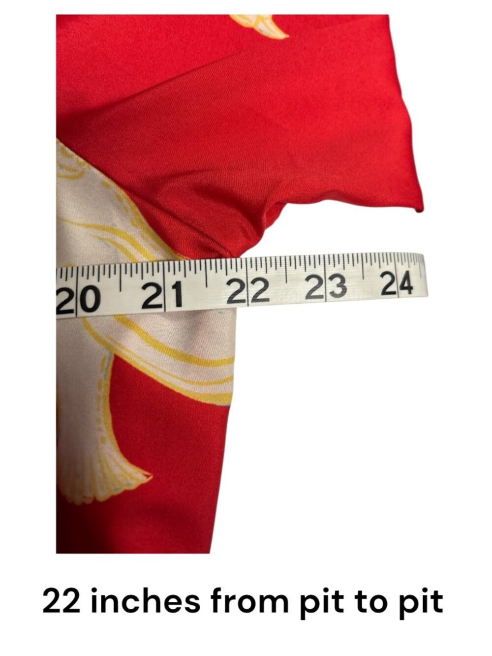 Moda Posa XL Red Bird Orint Maxi Dress Tue waist Mandarin Collar Boho Resort - Picture 9 of 11